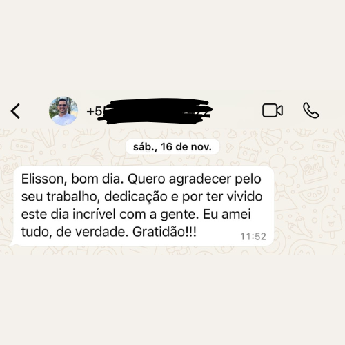 Depoimento WhatsApp